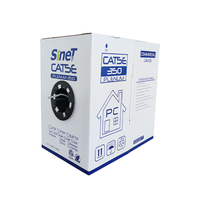 Série SINET HE haute qualité Cat5e 24AWG HCCA 305M blindage de câble réseau FTP Cat5e 1000FT