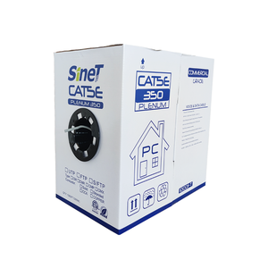 <span class=keywords><strong>SINET</strong></span> HE Serie de alta calidad Cat5e 24AWG HCCA 305M Escudo de cable de red FTP Cat5e 1000FT - Product Image 6