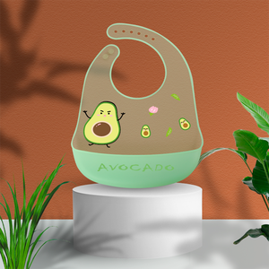 Bavoirs en silicone Aricare pour bébé, imperméables et doux, avec motif coloré sans BPA et anneau de dentition intégré – Offre spéciale - Product Image 3