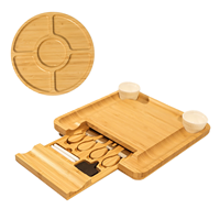 Meilleures ventes de blocs à découper en bambou écologiques, lavables au lave-vaisselle, antidérapants, pliables, pour charcuterie, cuisine, fromage