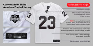 Ensemble de <span class=keywords><strong>football</strong></span> américain de qualité supérieure, couleur personnalisée, tricot côtelé, coupe décontractée, polyester, maillot de <span class=keywords><strong>football</strong></span> américain pour adulte - Product Image 6