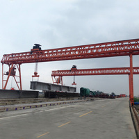 Grue à portique à double poutre de type treillis de 50 tonnes à 100 tonnes, conception personnalisée disponible pour l'usine de fabrication de poutres