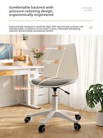 Chaise de salle à manger pivotante en acrylique transparent, design nordique de luxe, style tulipe, pour la maison, modèle Cyber Celebrity