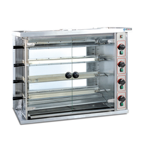 Four à poulet rôtissoire multi-style à gaz commercial Offre Spéciale en acier inoxydable