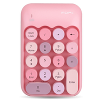 Ordinateur portable à clavier numérique sans fil rétro mignon de petite taille