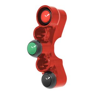 Interruttore Manubrio Destro per Yamaha YZF-R6 (Fori Universali) (Rosso) - Product Image 4