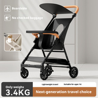 poussette portable, poussette légère, poussette de voyage pliable pour enfants