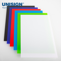 Vente en gros 0.8mm 1mm 2mm 1.5mm Feuille acrylique PMMA colorée