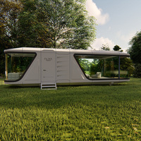 Capsule spatiale de type hôtel, conteneur d'hébergement design, capsule Apple, salle de réunion préfabriquée mobile, tente de camping, capsule spatiale