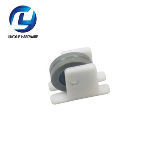 <strong>Small</strong> Plastic Sliding Plastic Roller Wheel Window <strong>Pulley</strong> - Product Image 2
