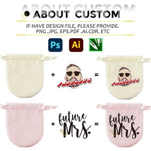 Sacs en velours personnalisés transfrontaliers avec logo, pochettes à bijoux en velours floqué anti-poussière pour cadeaux, vente en gros - Product Image 2