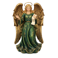 Statue en résine de la Vierge Marie, cadeau religieux - Sculpture catholique artisanale pour Noël, baptême, souvenirs de fêtes chrétiennes