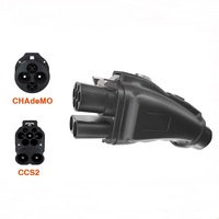 Adaptateur de charge CC portable haute intensité 250 kW longue durée 1000 V CCS2 vers CHAdeMO pour véhicules électriques, protection IP54, prise de charge