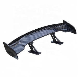 SQS OEM/ODM High-Quality Universal Carbon Fiber ABS Look Car <strong>Spoiler</strong> Wing Auto Styling Decoration <strong>Mini</strong> Car Tail Rear <strong>Spoiler</strong> - Product Image 1