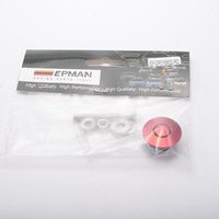 EPMAN 1,25 Zoll 32mm Universal Billet Aluminium Druckknopf-Motorhaubenverschluss-Kit Schnellverschluss-Clip für BMW JDM Rennwagen