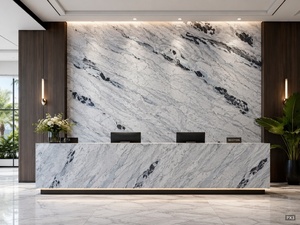 Losa de Cuarcita Blanca Natural <span class=keywords><strong>del</strong></span> Océano Atlántico de Tamaño Personalizado para Encimeras, Revestimiento de Paredes, Muebles de Baño y Proyectos de Piedra - Product Image 4