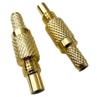 Vente directe d'usine, connecteur coaxial SSMC-C-J1.5 plaqué or, connecteur mâle SSMC, sertissage RG316 RG174