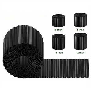 Bordo per Giardino in Metallo Ondulato Nero Personalizzato 6'' x 50FT per Aiuole, Prati e <span class=keywords><strong>Bordure</strong></span> - Product Image 5
