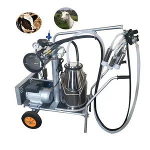 Venta al por mayor de alta calidad de la bomba de vacío de la máquina de ordeño para cabras y vacas Cubo de alta productividad - Product Image 1