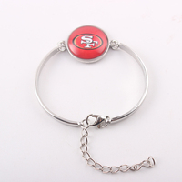 Bracelet tendance avec logo des équipes de football NFL, rugby Buffalo City, accessoires de survie faits à la main, cadeau en gros