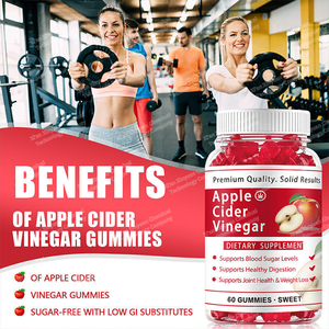 Oem nhà máy tốt nhất Gummy giảm béo gấu APPLE CIDER dấm Gummies với chất chống oxy hóa & vẻ đẹp hỗ trợ-60 Gummies cho người lớn - Product Image 2