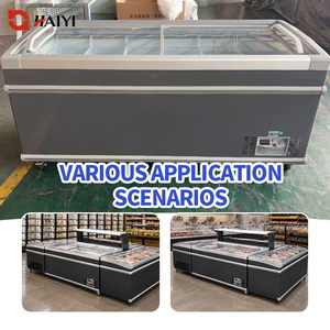 Congelador Combinado Tipo Isla con Puerta de Vidrio, Congelador Combinado Tipo Isla para Supermercado, para Almacenamiento de Salchichas y Embutidos - Product Image 2