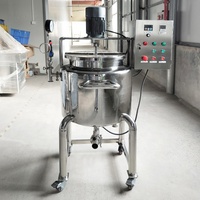 Machine de fabrication de savon liquide, de shampoing et de détergent, avec réservoir de mélange liquide personnalisé de 50, 100, 300, 500 litres