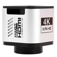 Microscopio Industrial 4K Ultra HD con Montura C, LAN, Wifi, USB, para Medición, Soldadura, Inspección de PCB, con Cámara de Grabación de Video