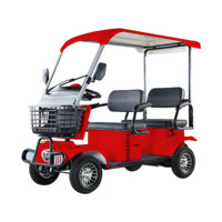 Vente en gros de scooter électrique à 4 roues de 800 W avec toit en alliage d'aluminium, longue portée, étanche