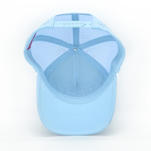 Gorra de Béisbol Personalizada de 5 Paneles con Corte Láser, 100% Poliéster, Terciopelo, Impermeable, Estilo Deportivo Urbano, Logotipo Bordado, Visera Curva Alta - Product Image 6