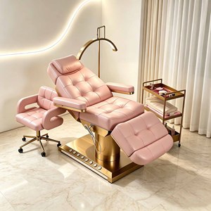 RJ Modern Electric Lash Facial Bed for Beauty Salon Furniture Luxury Massage Tables & Beds Electric Vibrator Massage Bed - Product Image 3