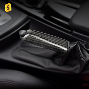 F20 F21F22 F23คาร์บอนไฟเบอร์อุปกรณ์ตกแต่งรถยนต์อะไหล่เบรกมือสำหรับ BMW - Product Image 1