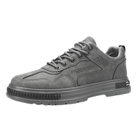 Vente en gros d'usine de chaussures de sport décontractées pour hommes semelle en caoutchouc respirante imperméable avec doublure antidérapante style de marche tendance