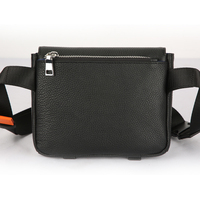 Petit sac messager en cuir véritable pour homme, étiquette privée, étanche, à la mode, fabriqué en chine,