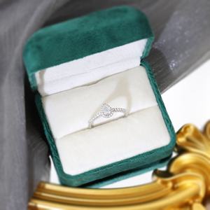 Anillo de Compromiso Personalizado, Joyería Fina, Oro Sólido de 14k, Moissanita de 0.5 Quilates en Forma de Pera, Anillo de Compromiso y Boda para Mujer - Product Image 6
