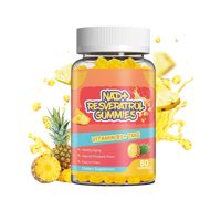 Gummies de Resvératrol OEM Haute Pureté avec Quercétine, CoQ10, Vitamine C, Supplément de Resvératrol pour Antioxydant et Articulations