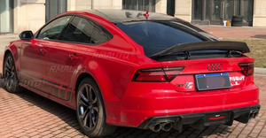 สปอยเลอร์หลังรถยนต์ ชุดแต่งสไตล์ R ปีกสปอยเลอร์หลังสำหรับ Audi A7 S7 RS7 ปี 2013 2014 2015 2016 2017 2018 อุปกรณ์ตกแต่งรถยนต์ - Product Image 6