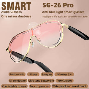 Fashion Open Ear <b>Bluetooth</b> Smart Glasses Built-in Stereo Speaker Touch Operation Type-C Charging Music Navigation Eyeglasses - Product Image 6