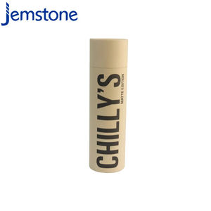 China venta al por mayor 100% reciclado Biodegradable Kraft artesanía cilindro tubo de papel de embalaje con tapa - Product Image 6