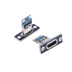 <span class=keywords><strong>USB</strong></span> 3.1 Loại C ổ cắm (với vít gắn tấm) 2-pin, 4-pin nữ nối jack cắm sạc cổng về phí<span class=keywords><strong>a</strong></span> trước và ngược lại - Product Image 3
