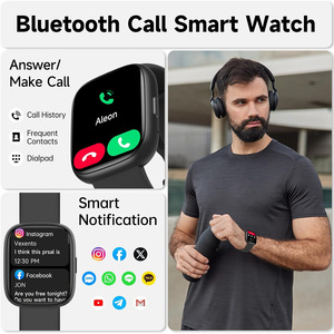 Waterproof Smart Watch With Myti-function, Fitness Tracker, Heart Rate, Blood & Sleep Monitoring Builtin <b>Alexa</b> for Handsfree Voi - Product Image 4