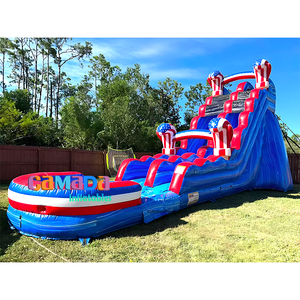 Glissière d'eau extérieure de partie pour la glissière d'eau gonflable de Chambre de rebond de qualité marchande de PVC de piscine - Product Image 4