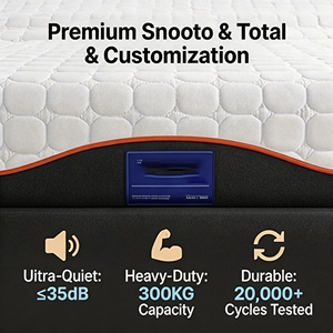 Colchón Inteligente Ajustable con Motor Silencioso, Control Inalámbrico por Aplicación, Posición de Memoria, Espuma de Alta Densidad, Certificado CE, para Dormitorio S1 Smart B - Product Image 2