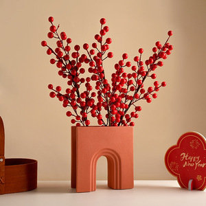 Beihan Meixin in stile cinese porta fiori vaso in <span class=keywords><strong>ceramica</strong></span> ornamento decorativo casa soggiorno nuovo regalo - Product Image 3