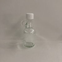 Mini Bouteille de Sirop d'Érable 50cl 40ml Vente en Gros Bouteille de Sirop de Miel Transparente en Verre pour Boisson avec Poignée pour Boire