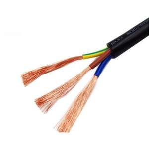 कारखाने प्रत्यक्ष बिक्री Rvv 2x1.5 2x2.5 2x4 मिमी 2 कोर काला या सफेद जैकेट कॉपर कोर pvc इन्सुलेट लचीला इलेक्ट्रिक केबल - Product Image 4