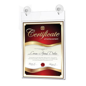 Customized 8.5x11 pollici porta ufficio cartelli appesi in acrilico porta finestra porta porta porta porta con ganci a ventosa - Product Image 2