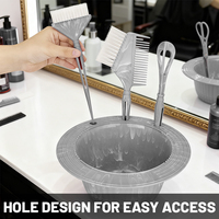 Nouvelle mode ensemble de teinture à colorier de haute qualité outils de teinture pour cheveux de Salon professionnel brosse et bol de teinture pour coiffure délicate
