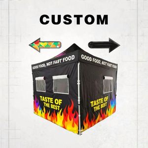Pop Tent Custom Thermal Transfer Printed Logo Print Gazebo Durable Aluminum Alloy <b>Frame</b> UV Resistant Oxford Fabric - Product Image 2
