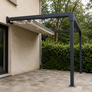 <span class=keywords><strong>Auvent</strong></span> <span class=keywords><strong>de</strong></span> toit pliable en aluminium imperméable pour l'extérieur, toit rétractable motorisé, <span class=keywords><strong>auvent</strong></span> <span class=keywords><strong>de</strong></span> <span class=keywords><strong>balcon</strong></span> avec cadre thermolaqué, pergolas - Product Image 3